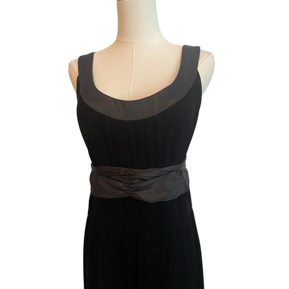 Black Velvet Dress Size 12 Elegant Whimsigoth Fairy Holiday Cocktail Event Y2K - Picture 2 of 10